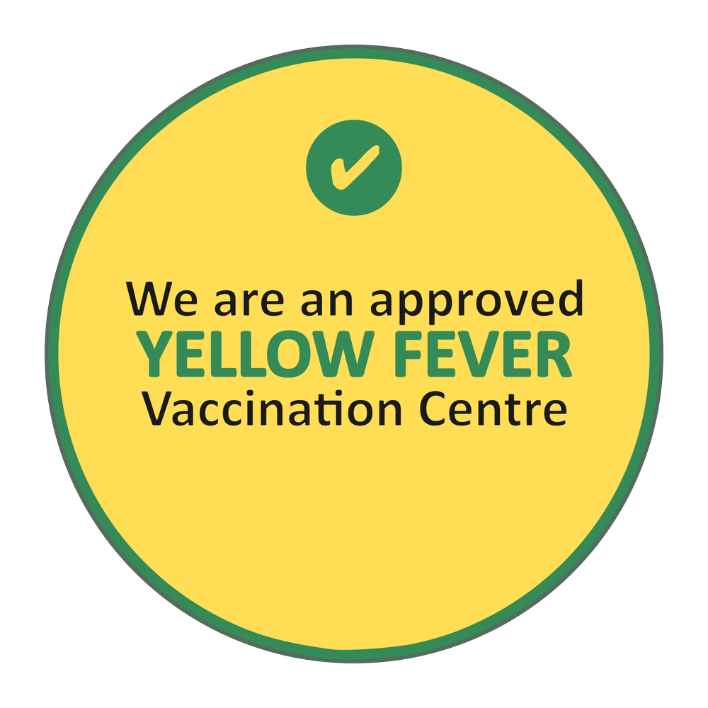 We are an approved Yellow Fever Vaccination Centre